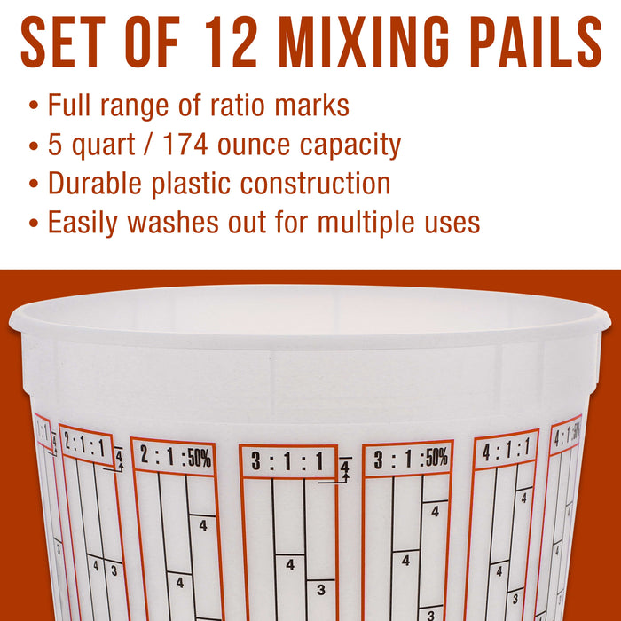 Paint mixing cups