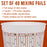 Case of 48 - Mix Cups - 5 Quart size - 174 ounce Volume Paint and Epoxy Mixing Cups - Mix Cups Are Calibrated with Multiple Mixing Ratios