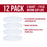 TCP Global/Custom Shop Box of 12 Lids - 5 Quart Exclusively Fits TCP Global 174oz Paint Mix Cups