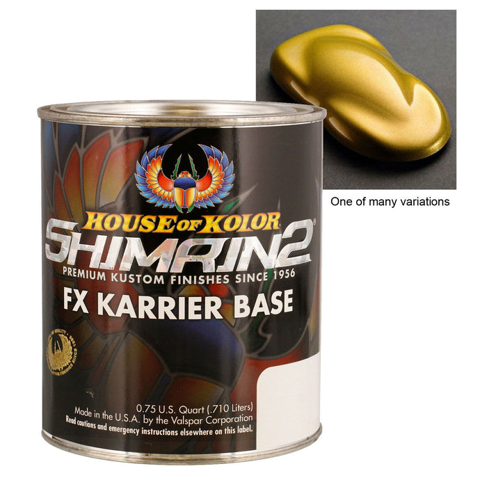 Lunar Yellow - Shimrin2 (2nd Gen) Fx Karrier Basecoat, 1 Quart House of Kolor