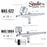 Master G65 Studio Airbrush Set with 6 Different Airbrush Models (3 Gravity Feed, 2 Siphon Feed, 1 Side Feed)