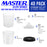 Master Paint System MPS Disposable Paint Spray Gun Cup Liners and Lid System, 40 Pack Standard Size 20 Ounce (600ml) Kit