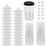Master Paint System MPS Disposable Paint Spray Gun Cup Liners and Lid System, 25 Pack Large Size 27 Ounce (800ml) Kit