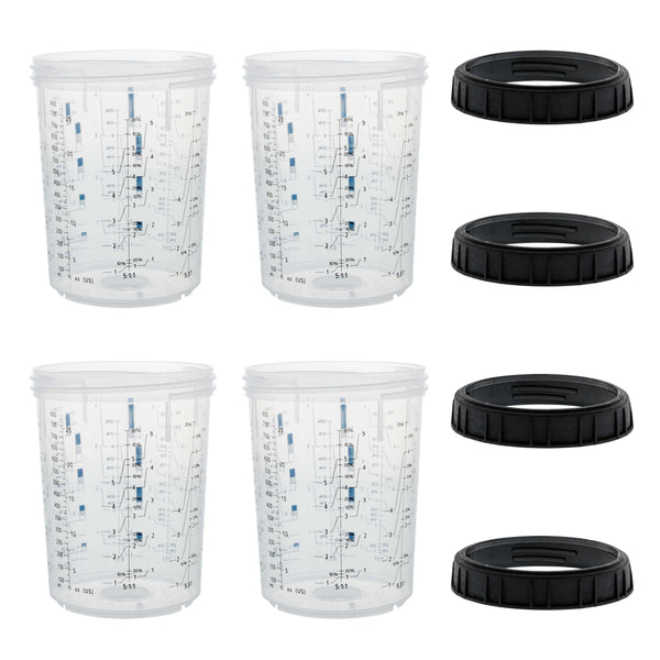 Master Elite MPS-840 Spray Gun Cup Adapter | Converts Iwata Supernova For Disposable Cup System
