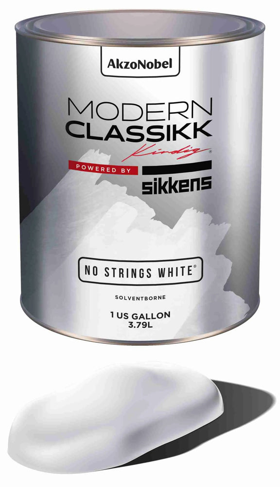 Solventborne Basecoat, No Strings White, Gallon