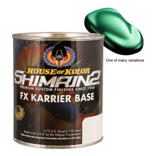 Planet Green - Shimrin2 (2nd Gen) Fx Karrier Basecoat, 1 Quart House of Kolor