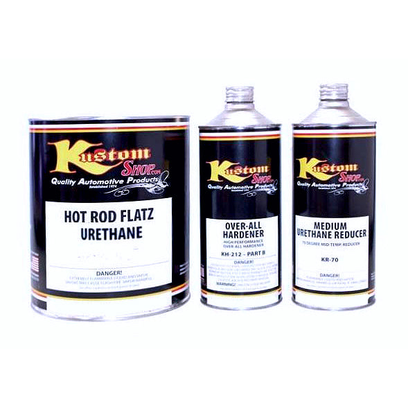 Chassis Black (Gloss) - Hot Rod Gloss Urethane Automotive Gloss Car Paint, 1 Quart Kit