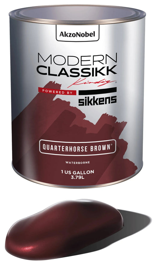 Waterborne Basecoat, Quarterhorse Brown, Quart