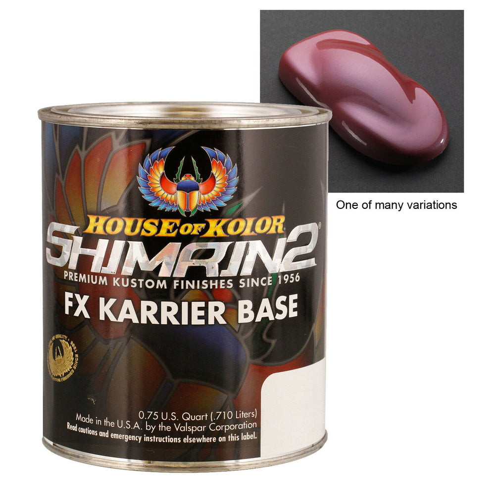 Solarflair Red - Shimrin2 (2nd Gen) Fx Karrier Basecoat, 1 Quart House of Kolor