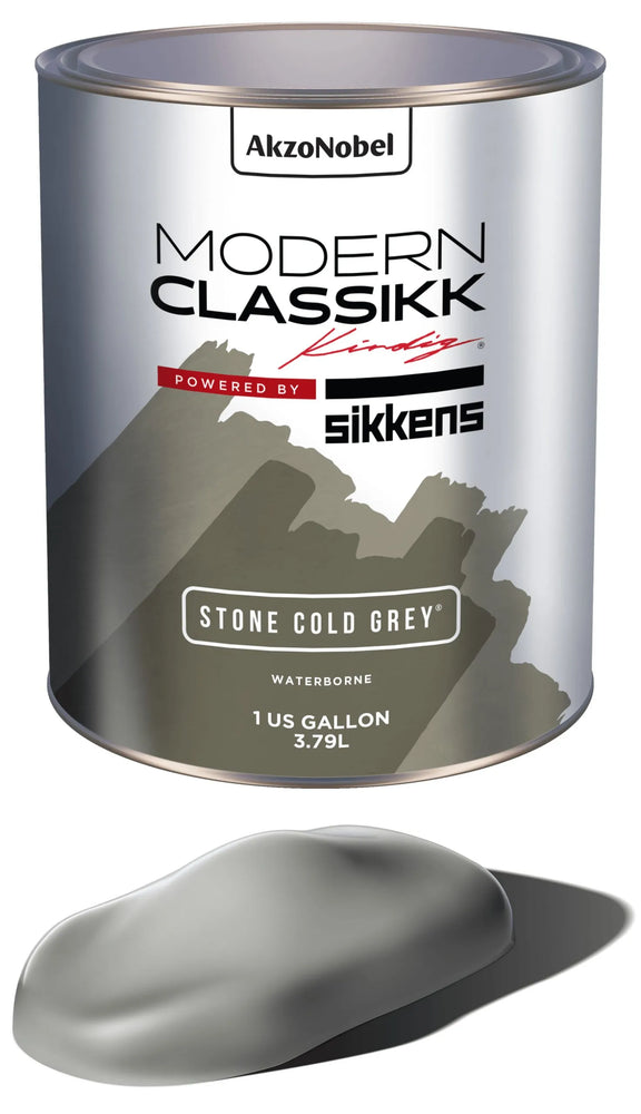 Waterborne Basecoat, Stone Cold Grey, Quart