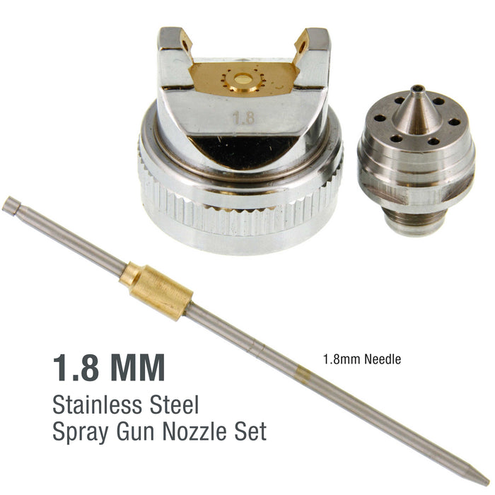 1.8mm Needle, Nozzle, Air Cap Set for The G6600 Series Spray Gun