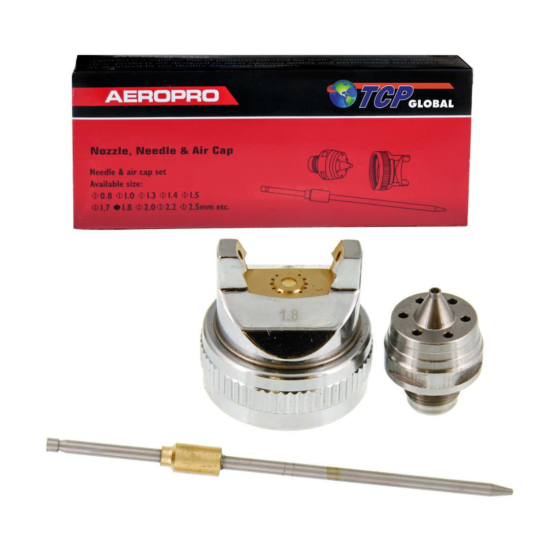 1.8mm Needle, Nozzle, Air Cap Set for The G6600 Series Spray Gun