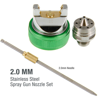 2.0 Needle, Nozzle, Air Cap Set for The G6600 Series Spray Gun