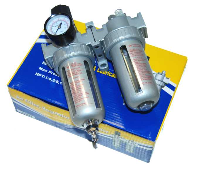 Professional Air Filter, Regulator and Lubricator Control Unit (1/4" NPT)