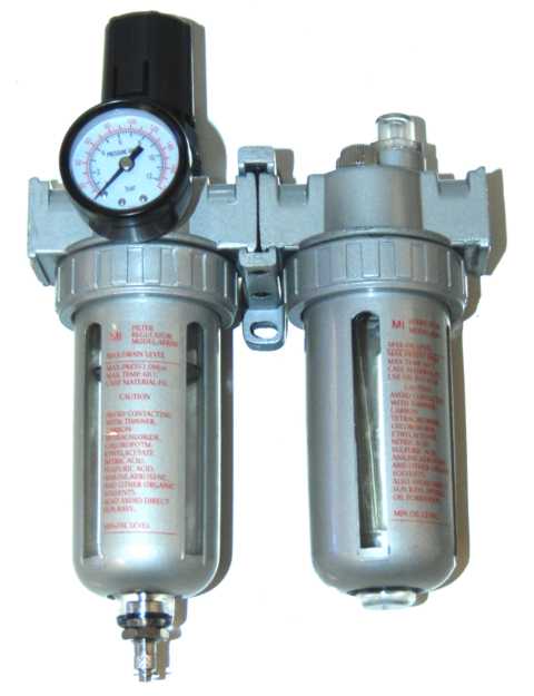 Professional Air Filter, Regulator and Lubricator Control Unit (1/4" NPT)