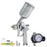 TCP Global Brand Mini Detail Touch-Up HVLP Spray Gun with 1.0mm Fluid Tip and Regulator
