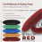 8" Red Foam Buffing Pad Extra Coarse Cutting Polish Hook and Loop Backing - Buffing Pad for Automotive, Marine, Truck, RV & Compound Cutting