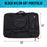 Black Nylon Art Portfolio Carry Backpack Bag, (Size: 25-1/2" x 19" x 4-3/8")