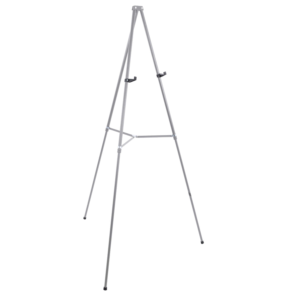 66 Gallery Silver Aluminum Display Floor Easel and Presentation Stand —  TCP Global