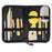 12-Piece Pottery and Clay and Sculpting Tools Set with Canvas Zippered Case
