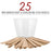 Pouring Masters 2 Ounce (60ml) Graduated Plastic Measuring Cups (100 Clear Cups, 25 Mixing Sticks) - OZ, ML Measurements, Acrylic Paint, Resin, Epoxy