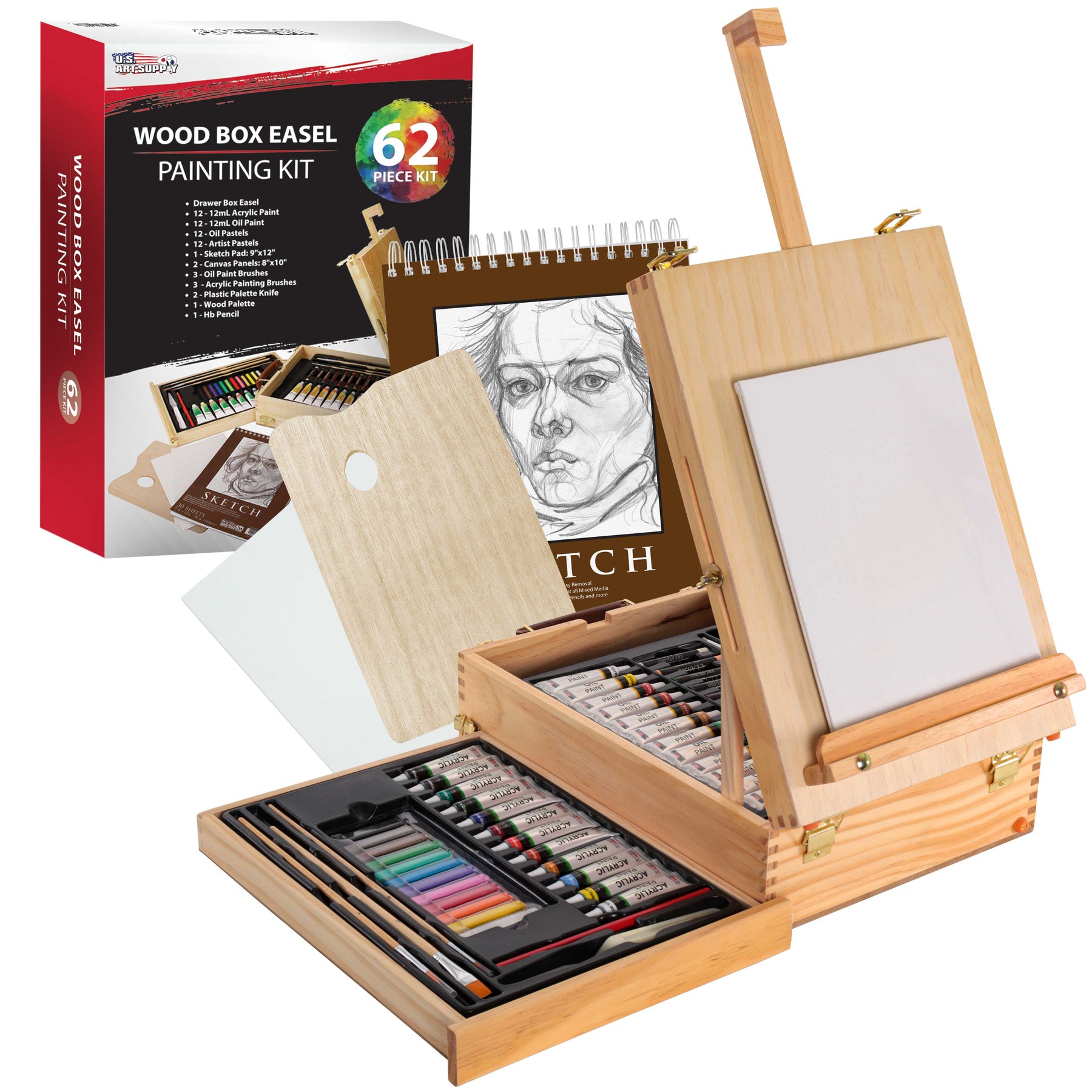 Royal & Langnickel 8 x 10 Stretched Canvas Set - 10 ct