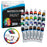 Professional 24 Color Set of Watercolor Paint in 12ml Tubes - Vivid Colors Kit for Artists, Students, Beginners - Bonus Color Mixing Wheel