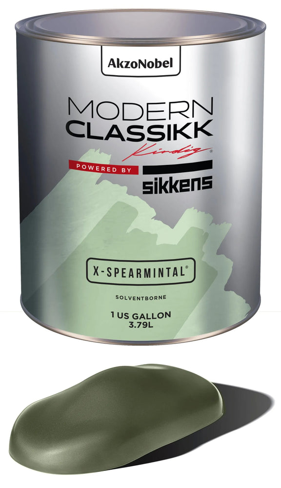 Waterborne Basecoat, X-Spearmintal, Gallon